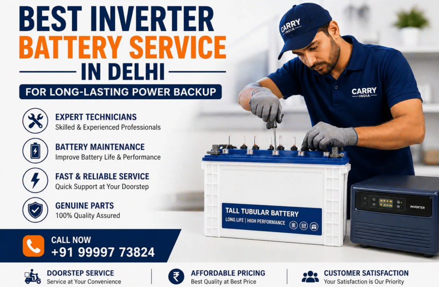 Best Inverter Battery Service In Delhi for Long-Lasting Power Backup